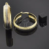Argolla Mediana 107.011 Oro Laminado, Diamantado, Tres Tonos