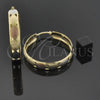 Argolla Mediana 107.009 Oro Laminado, Diamantado, Dos Tonos
