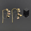 Arete Chandelier 02.32.0132 Oro Laminado, Pulido, Tres Tonos