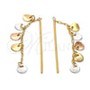 Arete Chandelier 02.32.0132 Oro Laminado, Pulido, Tres Tonos