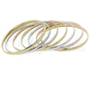 Aro Semanario 5.232.005.05 Oro Laminado, Pulido, Tres Tonos (04 MM Thickness, Size 5 (2.50 Diameter))