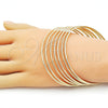 Aro Semanario 5.232.002.06 Oro Laminado, Pulido, Tono Dorado (Grosor 02 MM, Talla 6 (2,75 de Diámetro))