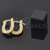 Argola de Niño 5.159.074 Oro Laminado, Diamantado, Tono Dorado