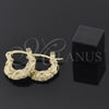 Argola de Niño 5.159.069 Oro Laminado, Diamantado, Tono Dorado