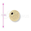 Bead 5.234.027.03.100 Oro Laminado, Mate, Tono Dorado