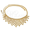 Gargantilla Elegante 5.011.009 Oro Laminado, Pulido, Tono Dorado (03 MM Thickness, 21 Inches Length)