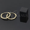 Argola de Niño 5.159.103 Oro Laminado, Diamantado, Tono Dorado