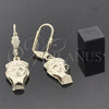 Arete Colgante 02.63.2258 Oro Laminado, Pulido, Tono Dorado
