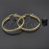 Argolla Grande 02.32.0280 Oro Laminado, Pulido, Tres Tonos