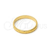 Anillo Elegante 5.164.026.04 Oro Laminado, Diamantado, Tono Dorado (Size 4)