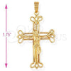 Dije Religioso 5.188.021 Oro Laminado, Pulido, Tono Dorado