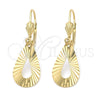 Arete Colgante 02.63.1009 Oro Laminado, Pulido, Tono Dorado