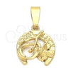 Dije Elegante 5.183.041 Oro Laminado, Diamantado, Tono Dorado
