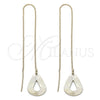 Arete Violador 5.114.001 Oro Laminado, Diseño de Gota, Pulido, Tono Dorado