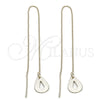 Arete Violador 5.117.012 Oro Laminado, Diseño de Gota, Pulido, Tono Dorado