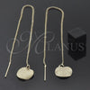 Arete Violador 5.119.010 Oro Laminado, Pulido, Tono Dorado