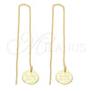 Arete Violador 5.115.009 Oro Laminado, Pulido, Tono Dorado