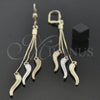Arete Largo 5.081.003 Oro Laminado, Pulido, Tres Tonos