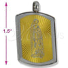 Dije Elegante 05.115.0018 Oro Laminado, Pulido, Tono Dorado
