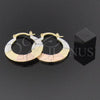 Argolla Pequeña 02.96.0001 Oro Laminado, Diamantado, Tres Tonos
