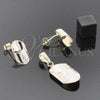 Juego de Arete y Dije de Adulto 10.65.0537 Oro Laminado, Pulido, Tres Tonos