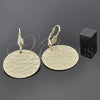Arete Colgante 5.081.007 Oro Laminado, Mate, Tono Dorado