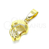 Dije Elegante 5.183.036 Oro Laminado, Diamantado, Tono Dorado