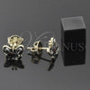 Arete Dormilona 5.126.095 *PROMO* Oro Laminado, Diseño de Mariposa, Esmaltado, Tono Dorado