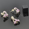 Juego de Arete y Dije de Adulto 5.052.005 Oro Laminado, Esmaltado, Tono Dorado