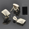 Juego de Arete y Dije de Adulto 5.053.005 Oro Laminado, Pulido, Tono Dorado