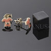 Arete Dormilona 5.126.008 *PROMO* Oro Laminado, Esmaltado Naranja, Tono Dorado