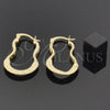 Argolla Mediana 5.136.043 Oro Laminado, Diamantado, Tono Dorado