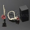 Arete Gancho Frances 5.128.090 Oro Laminado, con Topacio Zirconia Cubica, Pulido, Tono Dorado