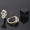 Argolla Huggie 5.131.029 Oro Laminado, con Blanca Zirconia Cubica, Pulido, Tono Dorado