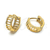 Argolla Huggie 5.133.022 Oro Laminado, Pulido, Tono Dorado