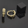 Argolla Huggie 5.133.027 Oro Laminado, Diseño de Estrella, Pulido, Tono Dorado