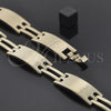 Pulsera Solida 5.034.004.1 Oro Laminado, Pulido, Tono Dorado (08 MM Thickness, 8 Inches Length)