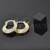 Argolla Pequeña 5.145.026 Oro Laminado, Diamantado, Tono Dorado