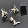 Juego de Arete y Dije de Adulto 5.042.008 Oro Laminado, Pulido, Tono Dorado