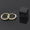 Argola de Niño 5.159.102.1 Oro Laminado, Diamantado, Tono Dorado