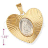 Dije Religioso 5.195.012 Oro Laminado, Diseño de Altagracia, Diamantado, Dos Tonos