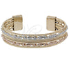 Aro Individual 5.232.012 Oro Laminado, Diamantado, Tres Tonos (14 MM Thickness, One size fits all)