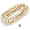 Bead 5.234.030.10.100 Oro Laminado, Diseño de Bola, Mate, Tono Dorado