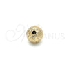 Bead 5.234.030.08.100 Oro Laminado, Diseño de Bola, Mate, Tono Dorado
