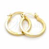 Argolla Pequeña 5.146.011 Oro Laminado, Mate, Tono Dorado