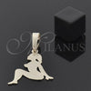 Dije Elegante 05.163.0011 Oro Laminado, Diamantado, Tono Dorado