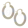 Argolla Mediana 5.148.013.1 Oro Laminado, Diamantado, Tres Tonos