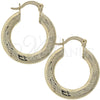 Argolla Pequeña 5.147.012.1 Oro Laminado, Diamantado, Tono Dorado