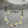 Collar y Pulsera 04.113.0053.24 Acero Inoxidable, Diseño de Mariner, Pulido, Dos Tonos