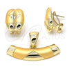 Juego de Arete y Dije de Adulto 10.59.0181 Oro Laminado, Mate, Tono Dorado